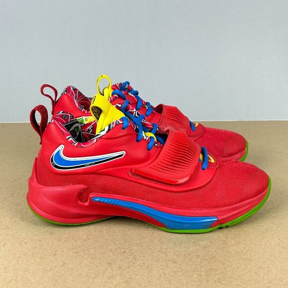 Nike Kids Sneakers - Red, Blue, Yellow - Picture 3 of 10